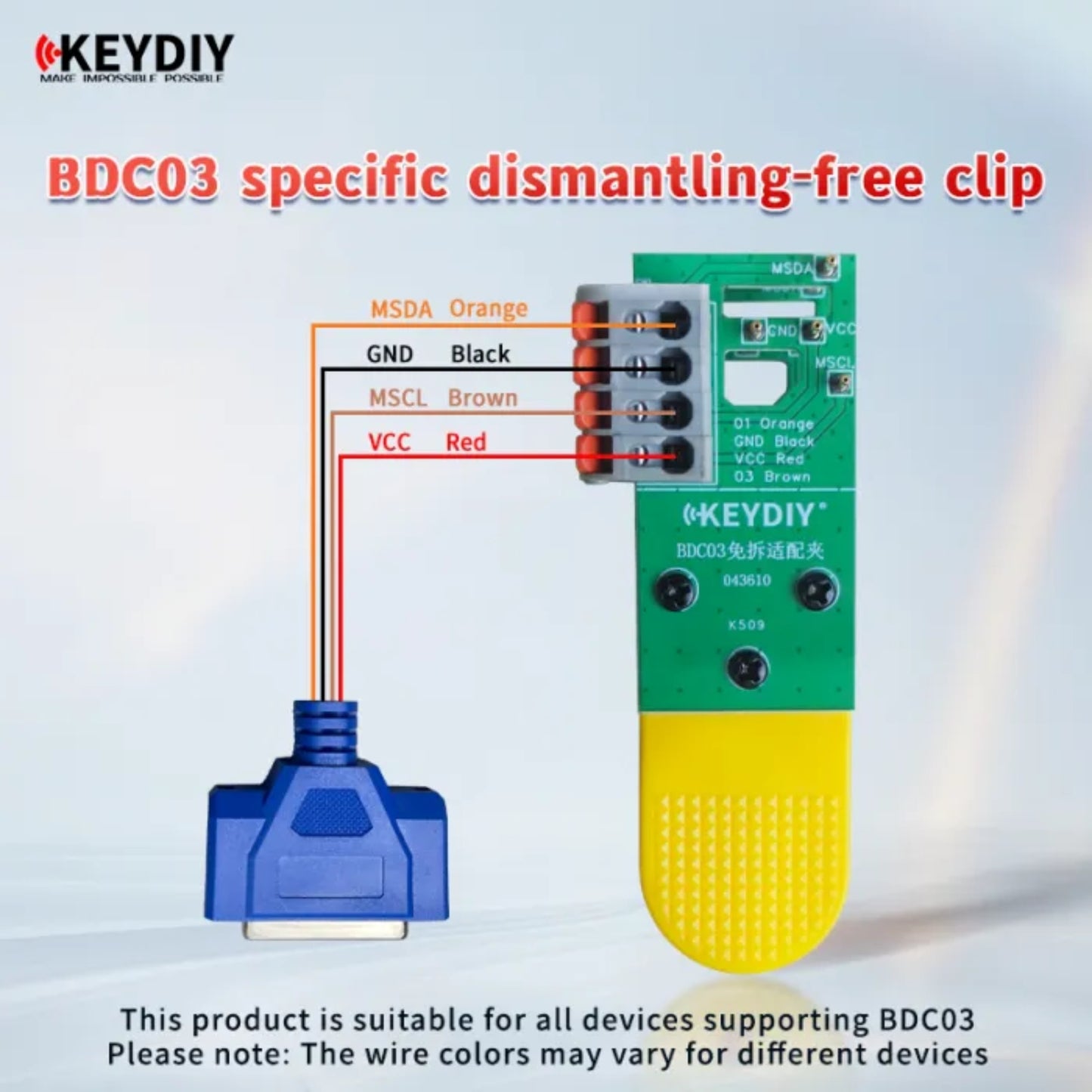 KeyDIY BDC03 Dismantling-Free Clip