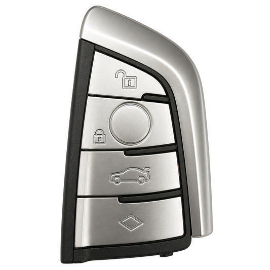 OEM 4 Button Smart Remote Key for BMW (G Series) - Silver, 433Mhz