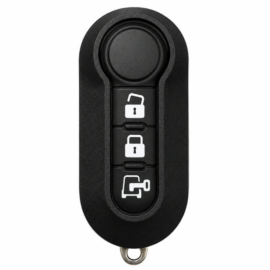 Aftermarket 3 Button Remote Key For Peugeot Boxer - White Buttons (Magneti Marelli)