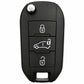 Aftermarket 3 Button Remote Key for Citroen Berlingo (2019 +)