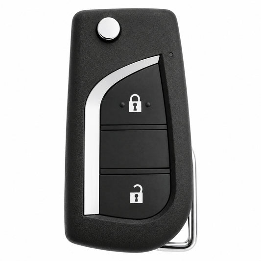 Aftermarket Flip Remote Key For Citroen C1 / Peugeot 108 / Toyota Aygo (2014 - 2021)