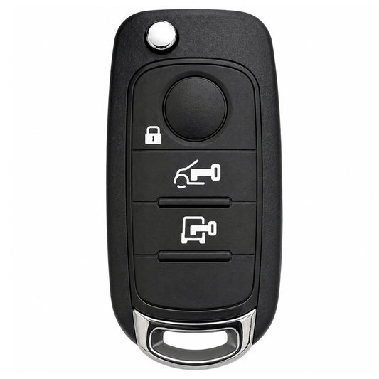 OEM 3 Button Remote Flip Key For Fiat Ducato / Citroen Relay / Peugeot Boxer (2024+ )
