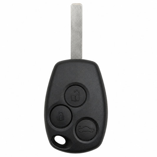 Aftermarket 3 Button ID46 Remote Key For Renault, Vauxhall & Nissan (Original chip)