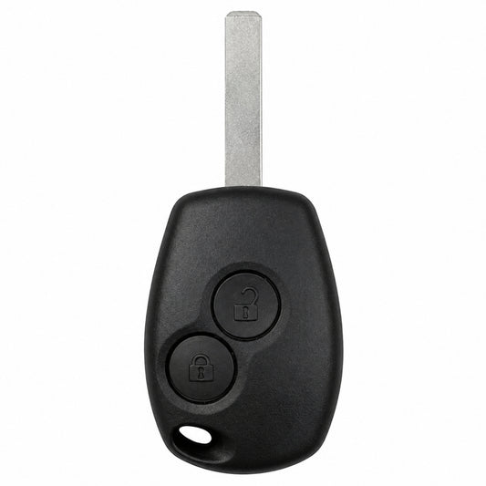 Aftermarket 2 Button ID46 Remote Key For Renault, Vauxhall & Nissan (Original chip)