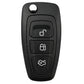 Silca 3 Button ID63 Remote Key for Ford Focus / Mondeo / C-Max (HU101AR24)