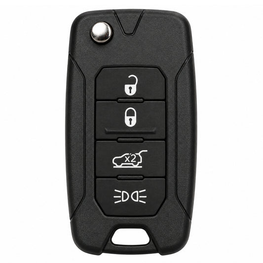 Aftermarket 4 Button Remote Key for Jeep Renegade