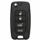 Aftermarket 4 Button Remote Key for Jeep Wrangler