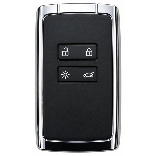 Aftermarket 4 Button Key Card for Renault Espace / Megane IV / Scenic IV / Talisman (Black back)
