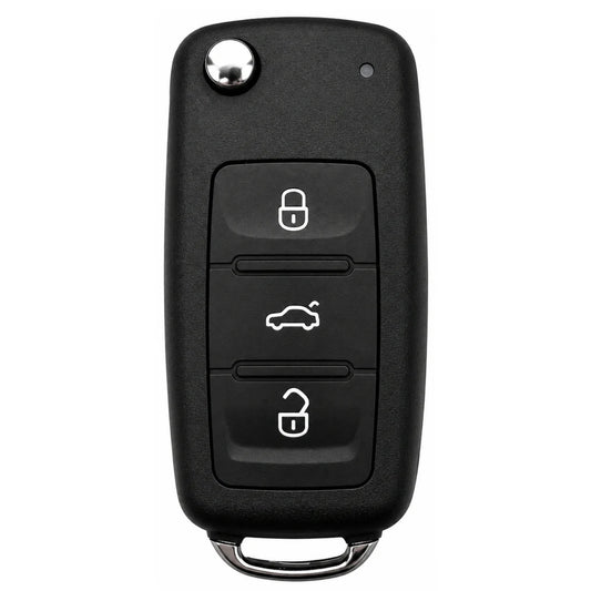 Aftermarket 3 Button Volkswagen Transporter / Caddy Remote Key 2018 - 2021 (ID88 chip onboard)