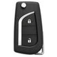 Aftermarket Flip Remote Key For Citroen C1 / Peugeot 108 / Toyota Aygo (2014 - 2021)