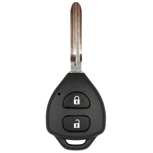 Aftermarket 2 Button Remote Key For Toyota Auris / Yaris / Corolla Verso (89071-0F060)