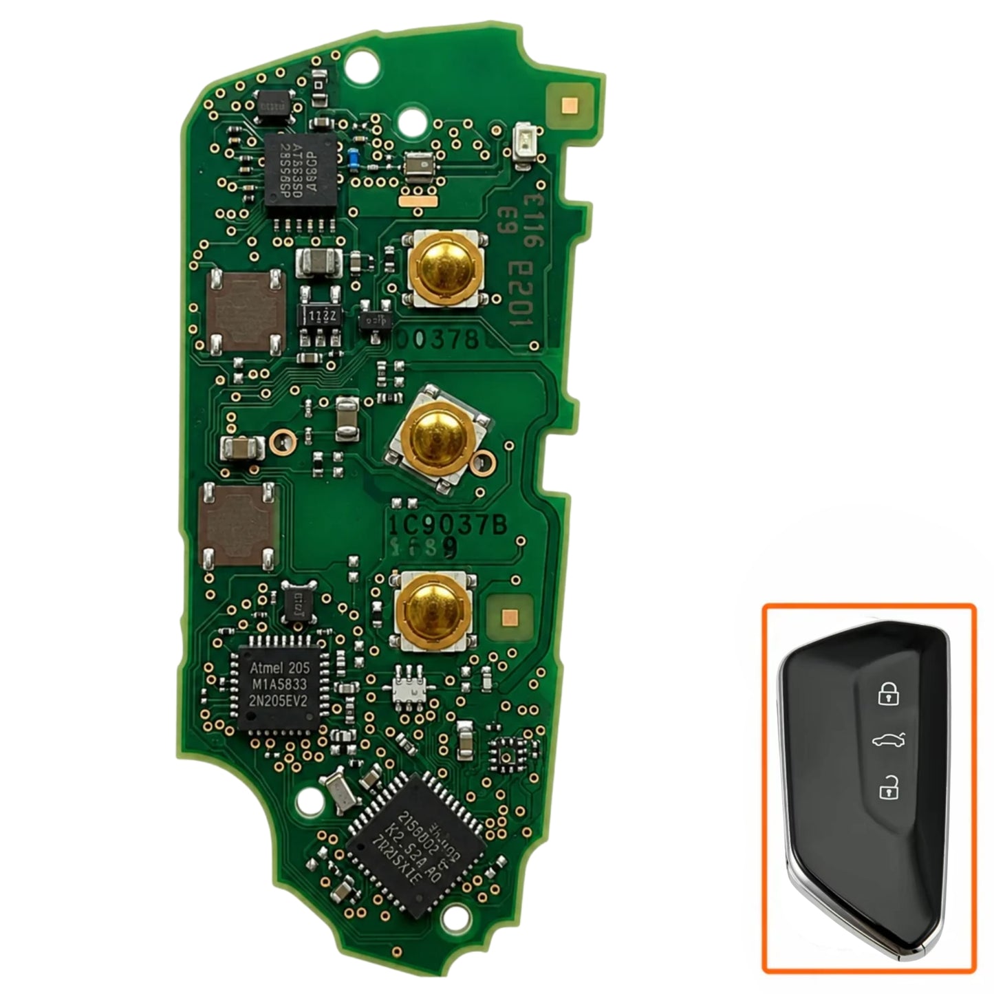 OEM VAG 5D Remote Key PCB Suitable For All 5D Keyless Systems (UWB & Non-UWB)