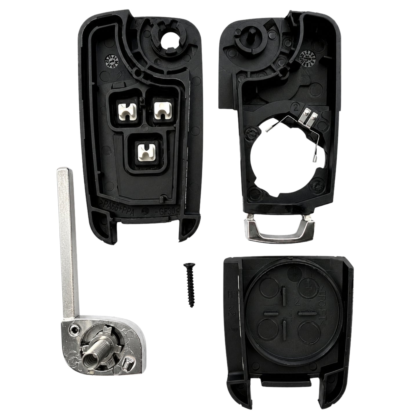3 Button HU100 Vauxhall Astra J / Insignia Style Flip Key Case