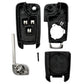 3 Button HU100 Vauxhall Astra J / Insignia Style Flip Key Case