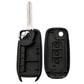 3 Button NSN14 Renault Flip Key Case For Newer Style PCB Boards