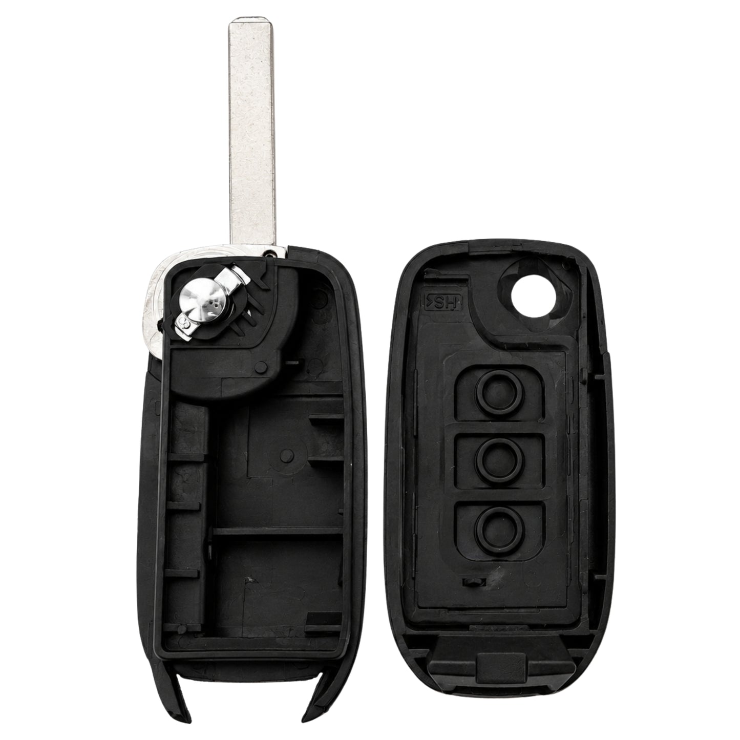 3 Button VA2 / VA6 Renault Flip Key Case For Newer Style PCB Boards