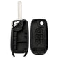 3 Button VA2 / VA6 Renault Flip Key Case For Newer Style PCB Boards