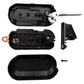 3 Button Remote Flip Key Case to suit various Fiat Vehicles - White Buttons (Van Style Buttons)