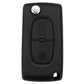 HU83 2 Button Key Case (No Battery Contact)