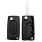 HU83 3 Button Key Case (No Battery Contact)