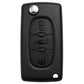 HU83 3 Button Key Case (With Battery Contact)