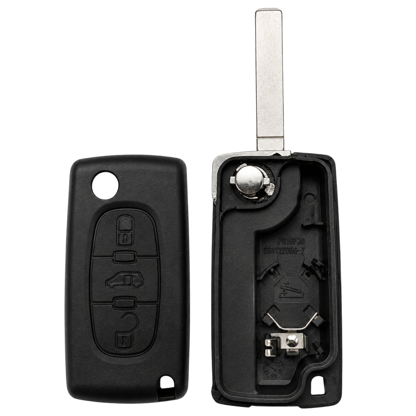 VA2 3 Button Key Case (With Battery Contact)