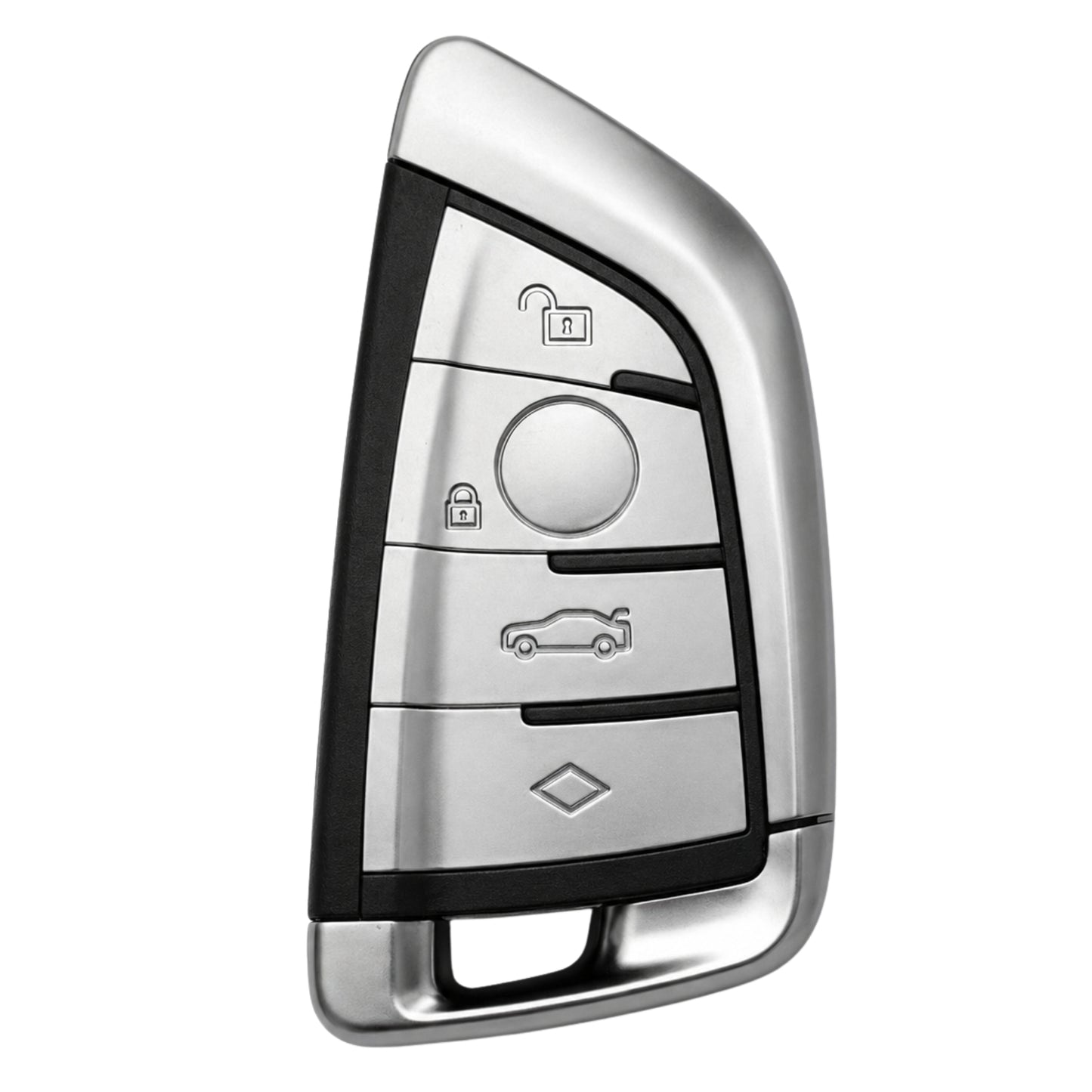 4 Button Smart Remote Key Case for BMW (FEM / BDC / G Series) - Silver