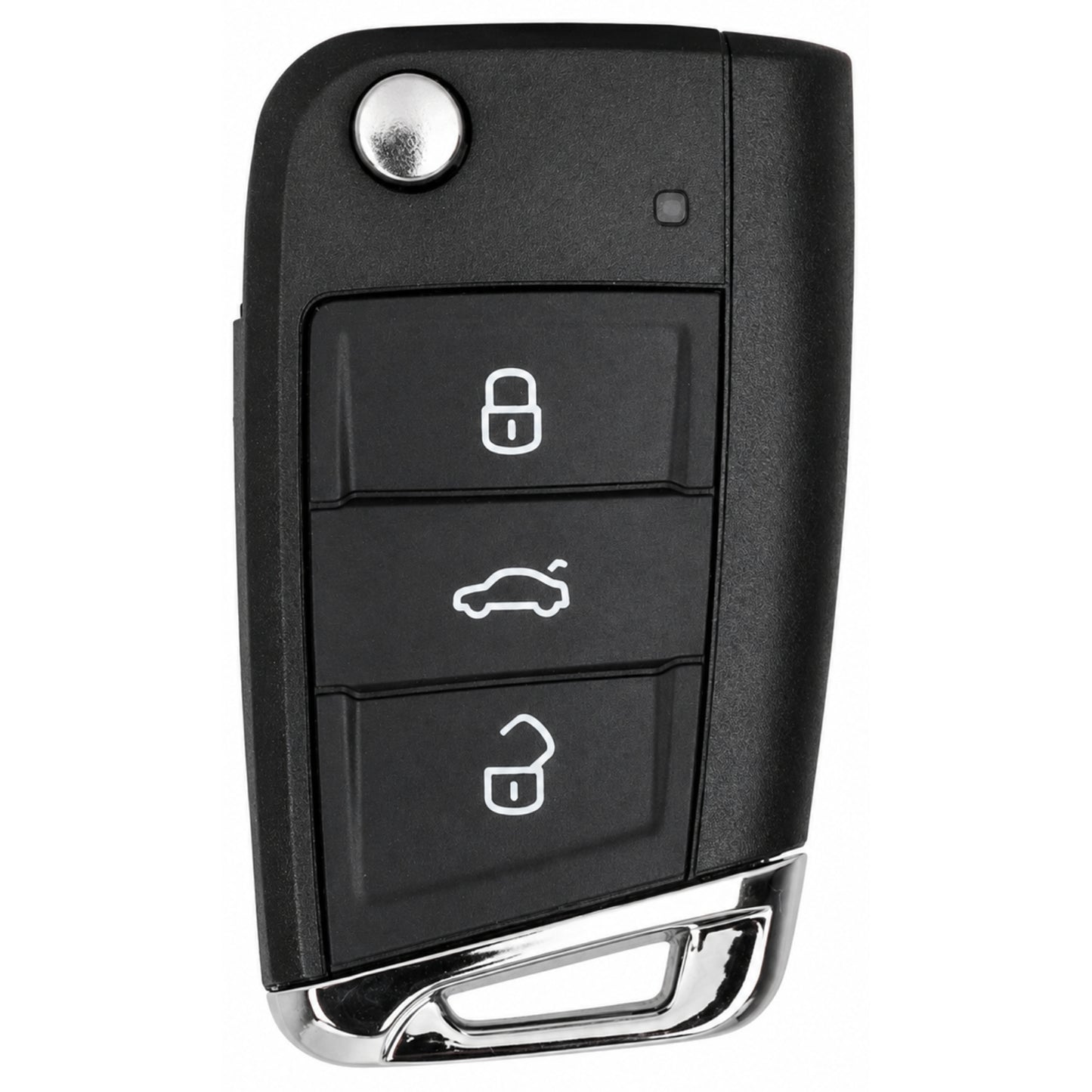 3 Button MQB Remote Key Case with HU162 Key Blade for VAG