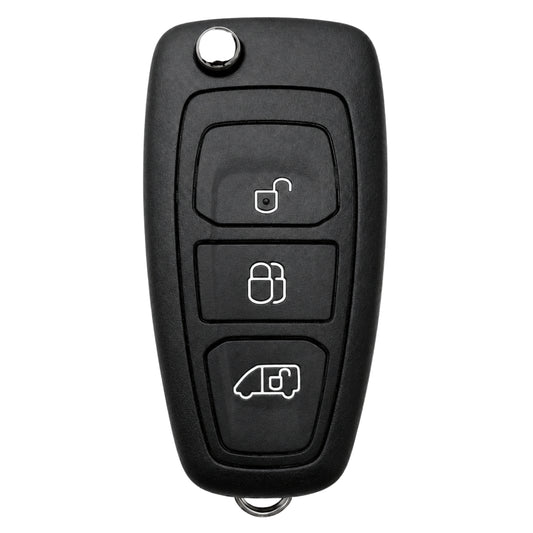 3 Button Key Case For Transit Custom / MK8 (Battery cover non-removable, matching original design)