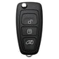 3 Button Key Case For Transit Custom / MK8 (Battery cover non-removable, matching original design)
