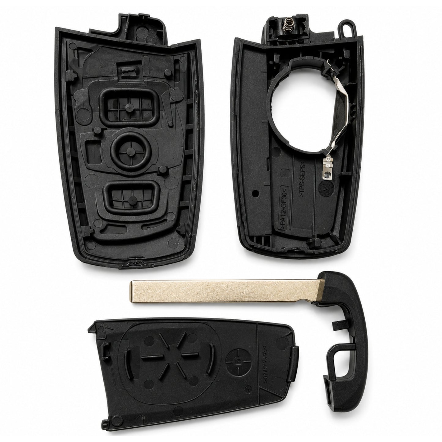 3 Button Smart Remote Key Case for BMW (FEM) - Red