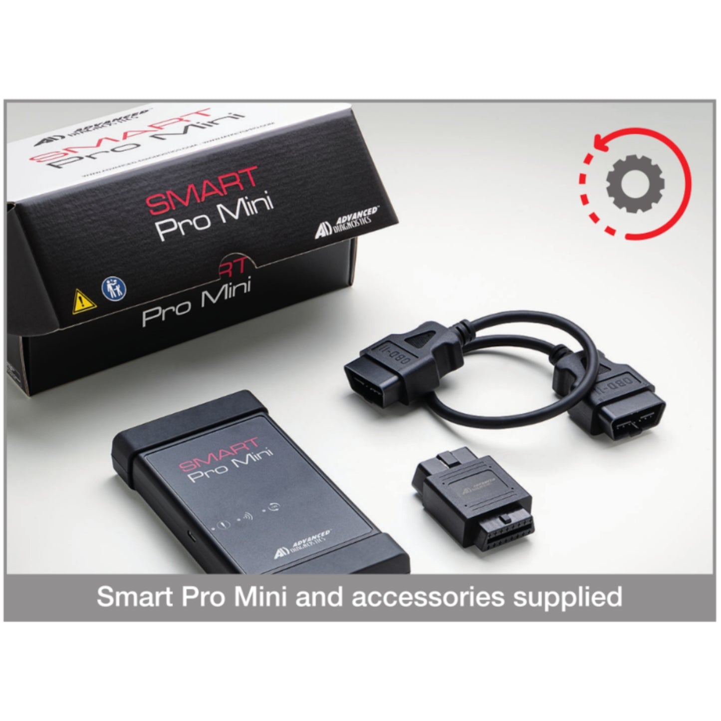 ADVANCED DIAGNOSTICS Smart Pro Mini Kit With ADC2023 PSA Adaptor & OBD ...