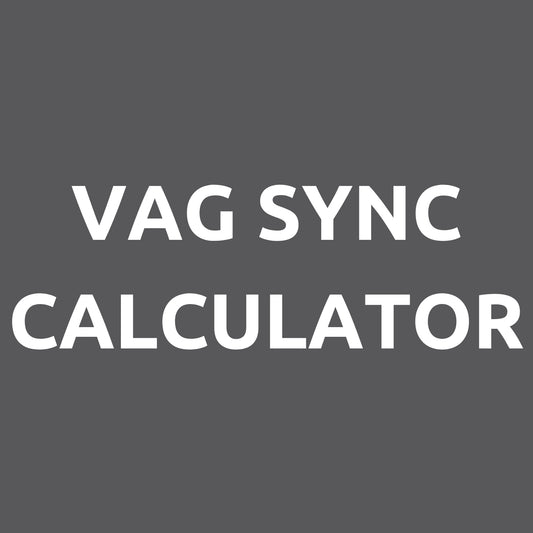 VAG Sync Calculator