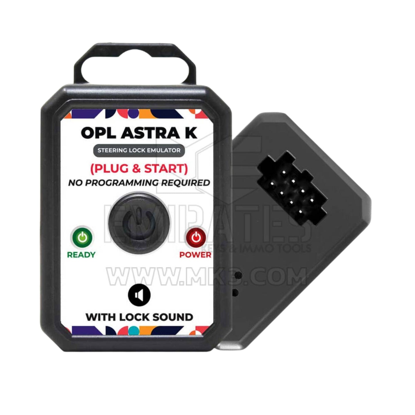 Opel Emulator - Opel Insignia Astra K / Vauxhall 2010 - 2015 Steering Lock Emulator Simulator With Lock Sound Plug and Start Original Connector