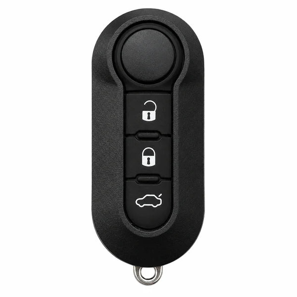 3 Button Remote Flip Key Case to suit various Fiat Vehicles (Car Style Buttons)