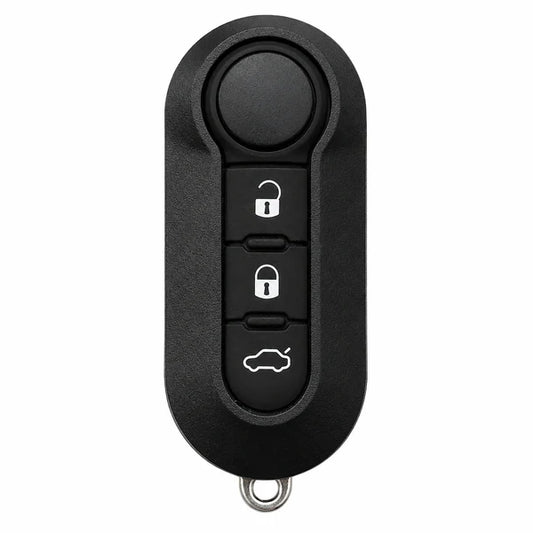3 Button Remote Flip Key Case to suit various Fiat Vehicles (Car Style Buttons)