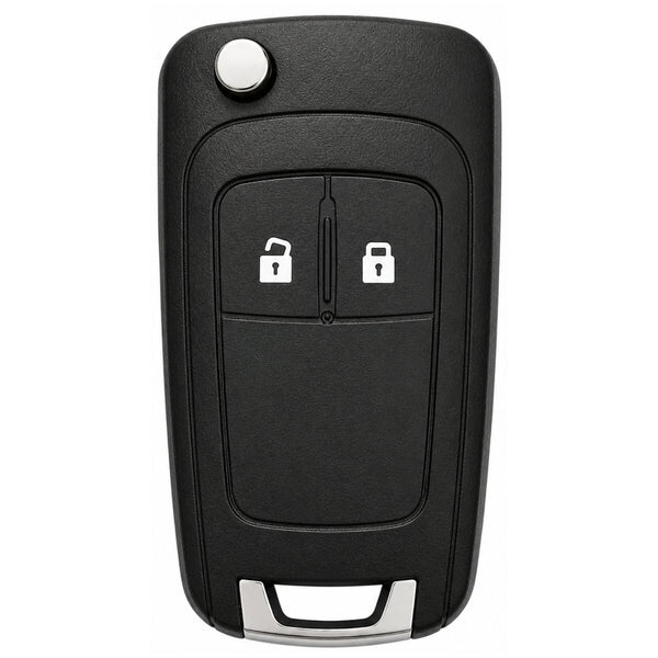 2 Button HU100 Vauxhall Astra J / Insignia Style Flip Key Case