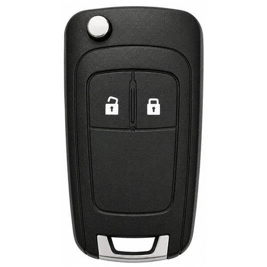 2 Button HU100 Vauxhall Astra J / Insignia Style Flip Key Case