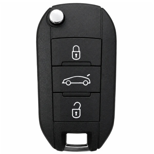 3 Button HU83 PSA Style Flip Key Case to suit Xhorse & Aftermarket PCB's