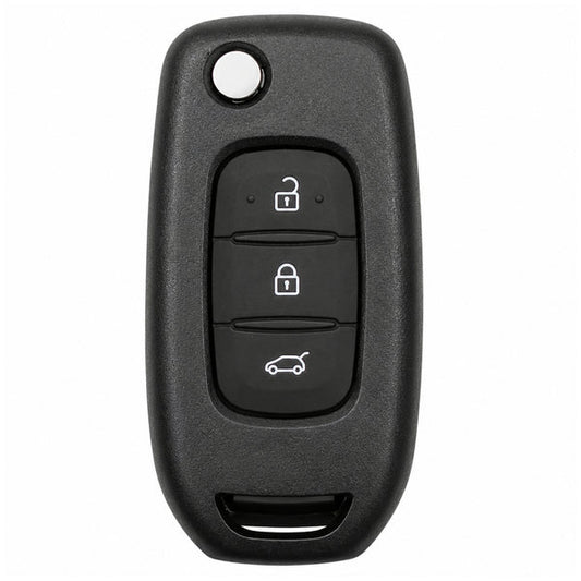 3 Button NSN14 Renault Flip Key Case For Newer Style PCB Boards