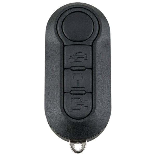 OEM 3 Button Remote Key For Peugeot Boxer - Black Buttons (Magneti Marelli)