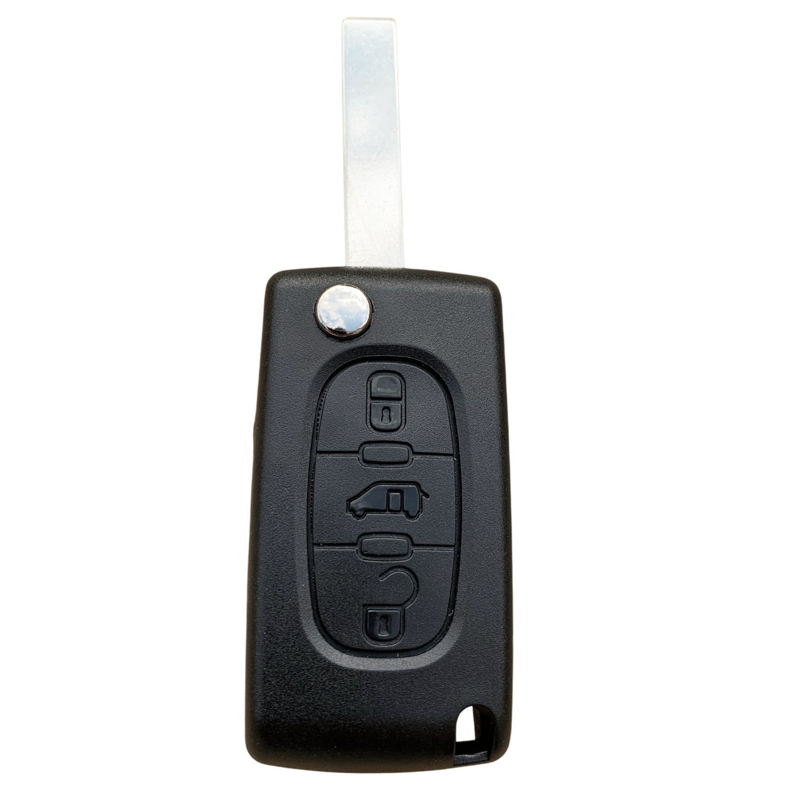 HU83 3 Button Key Case (With Battery Contact) – Key Library