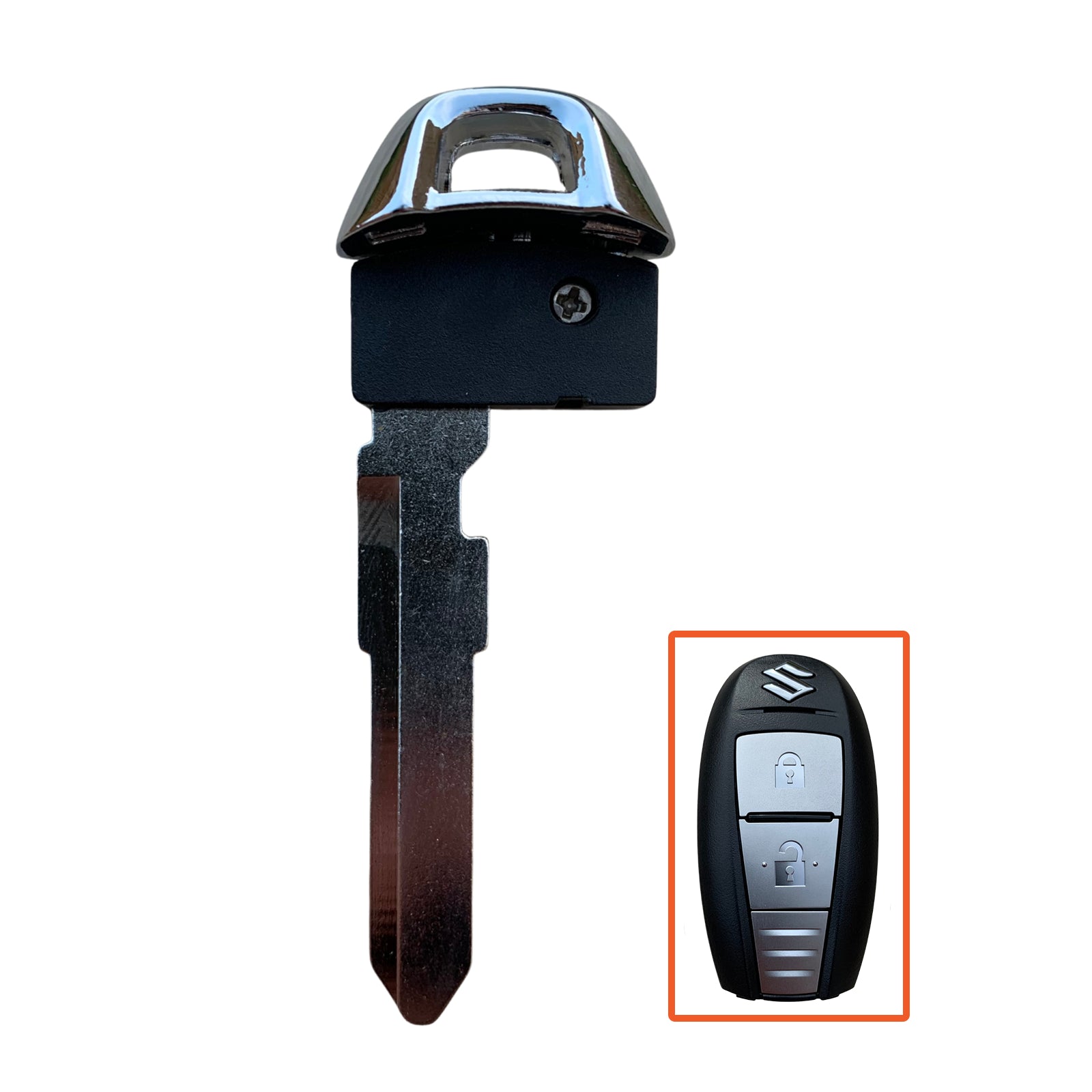 10x New Uncut Universal Flip Remote Key Blade Suzuki Type - Foto 2